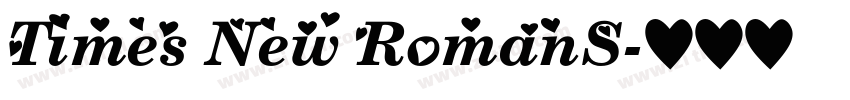 Times New RomanS字体转换